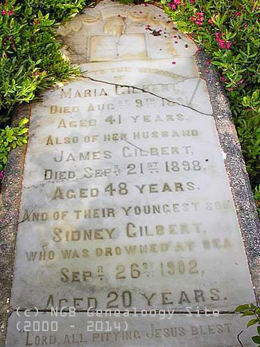 Maria, James & Sidney Gilbert