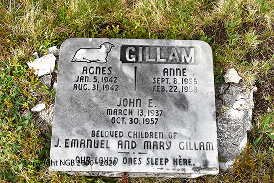 Agnes, Anne & John Gillam