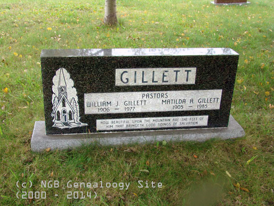 William and Matilda Gillett