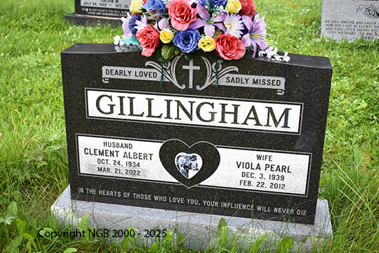 Clement Albert & Viola pearl Gillingham