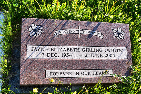 Jayne Elizabeth Girling