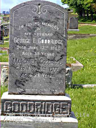 George L. and Margaret GOODRIDGE