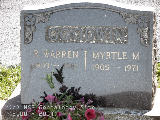 Warren and Myrtle Goodwin