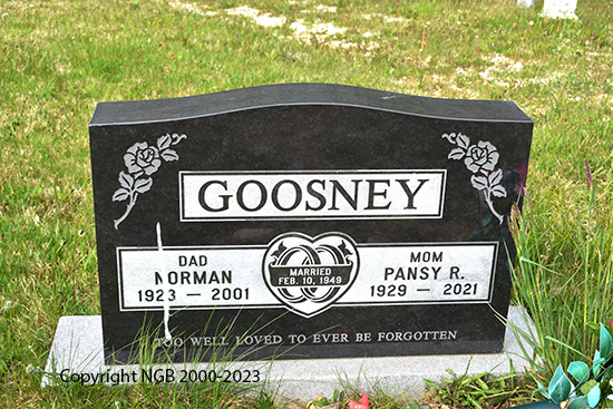 Norman & Pansy R. Goosney