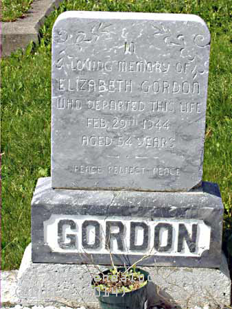 Elizabeth GORDON