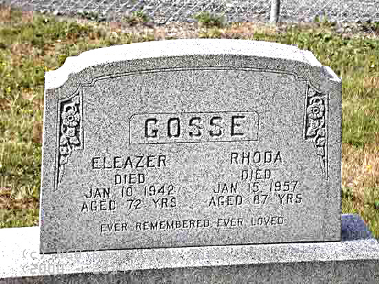 Eleazer and Rhoda GOSSE