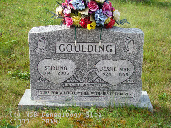 Stirling and Jessie Mae Goulding