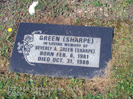 Berverly A. Green (Sharpe)