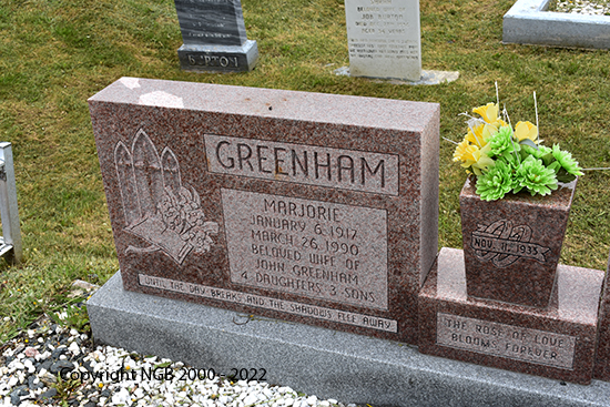 Daniel & Marjorie Greenham