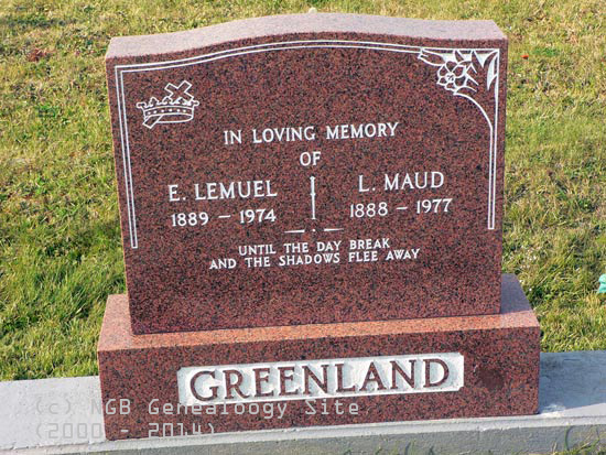 E. Lemuel and L. Maud Greenland