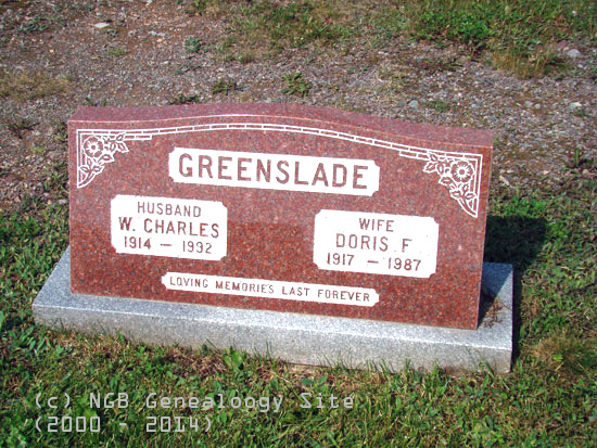W. Charles and Doris F. Greenslade