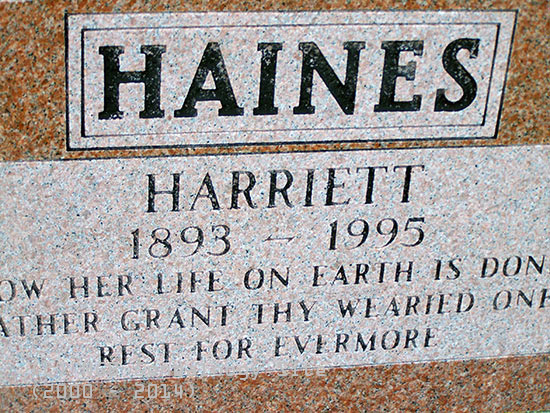Harriett Haines