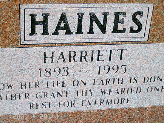 Harriett Haines