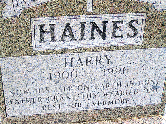 Harry Haines