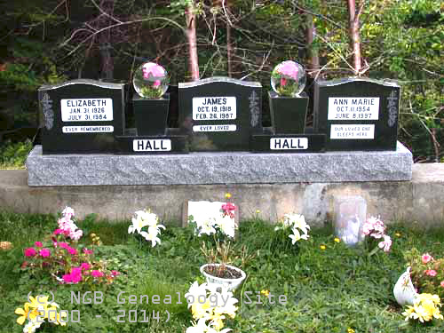 Elizabeth, James & Anne Marie HALL