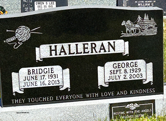 George & Bridgie Halleran