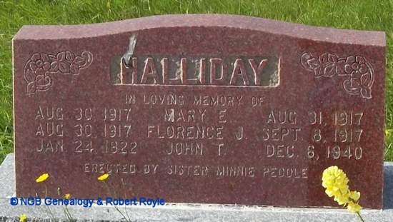JMAry, Florence & John Halliday
