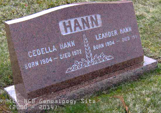 Cedella and Leander Hann