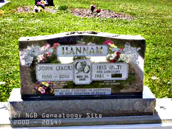 John and Iris Hannam