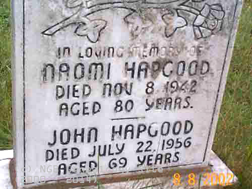 John and Naomi Hapgood