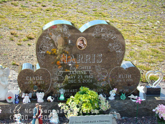 Clyde, Janine and Ruth Harris