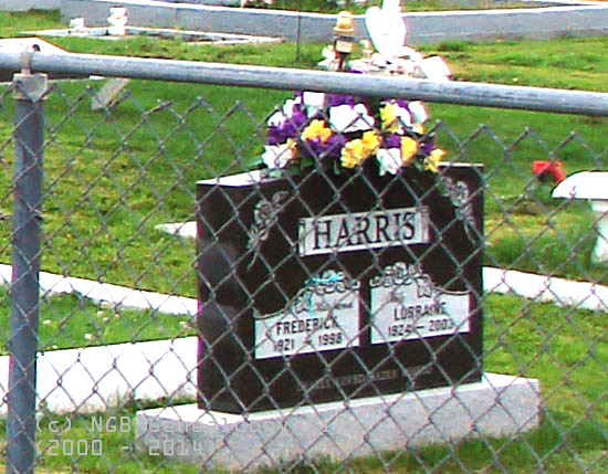 FREDERICK AND LORRAINE HARRIS