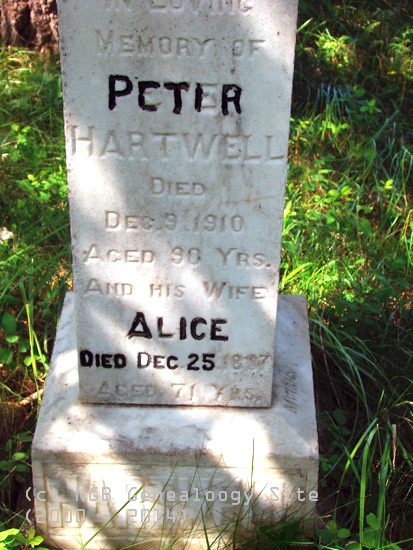 Peter & Alice Hartwell