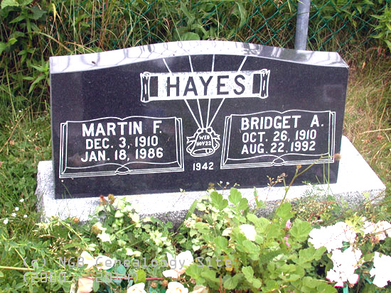 Martin F. & Bridget A. Hayes