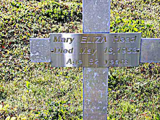 Mary Eliza HEAD