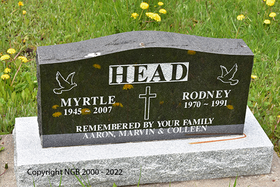Rodney & Myrtle Head