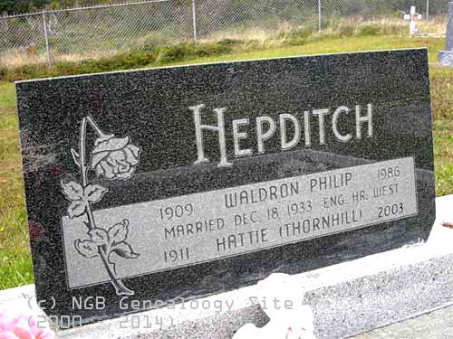 Waldron Philip & Hattie Hepditch