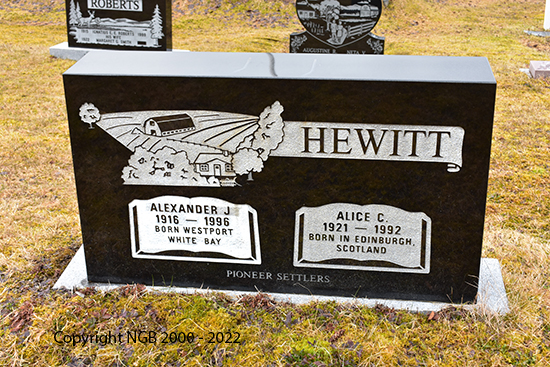 Alexander J & Alice C.. Hewitt