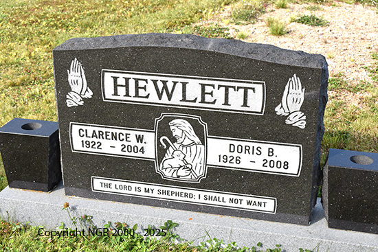 Clarence W. & oris B. Hewlett