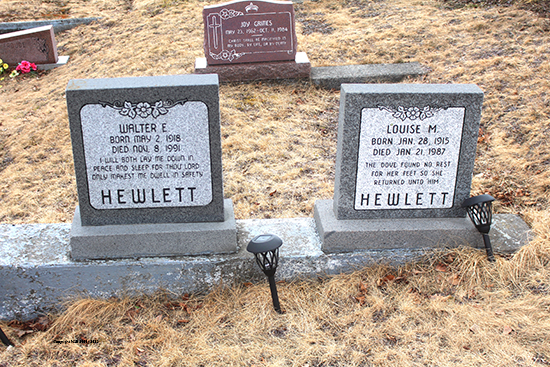 Walter E. & Louise Hewlett