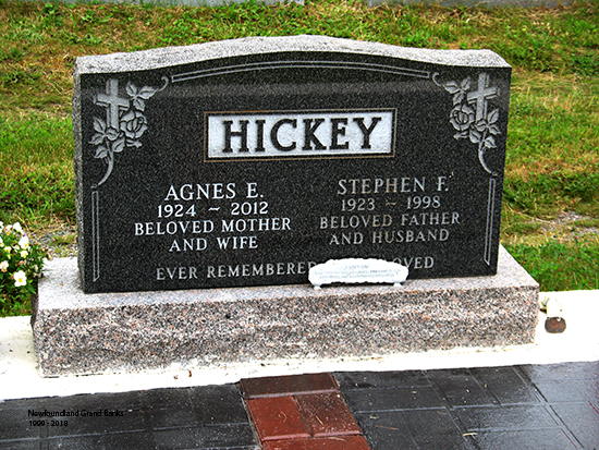 Agnes  E. & Stephen F. Hickey
