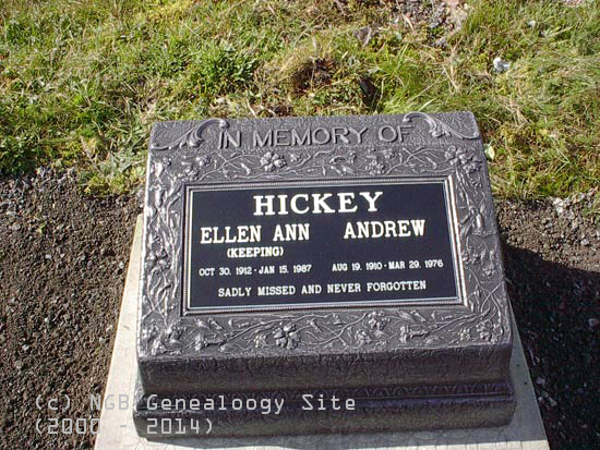 Ellen Ann Hickey & Andrew Hickey