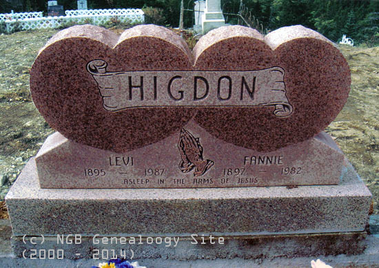Levi & Fannie Higdon