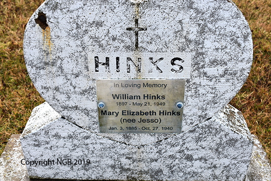 William & Mary Elizabeth Hinks
