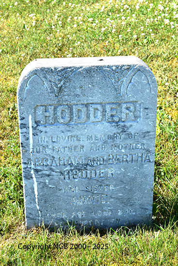 Abraham, Bertha & Annie Hodder