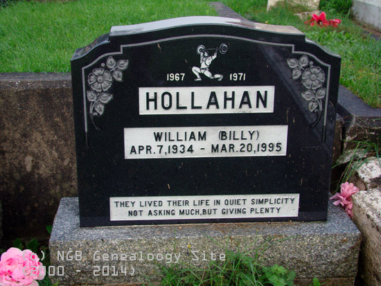 William (Billy) Hollahan