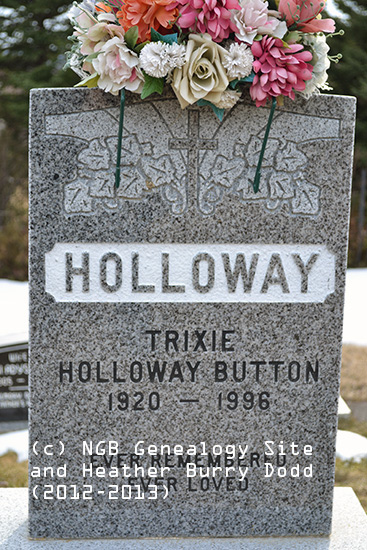 Thomas H. & Trixie Holloway Button