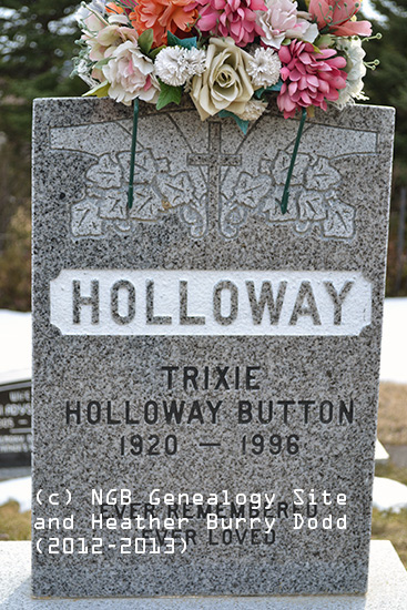 Thomas H. & Trixie Holloway Button