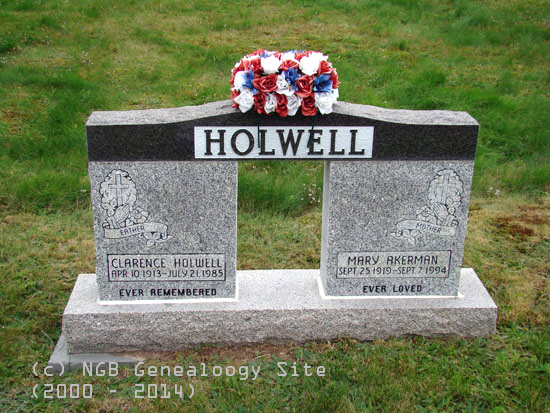 Clarence and Mary Holwell