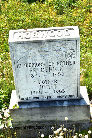Frederick & Janet Horwood