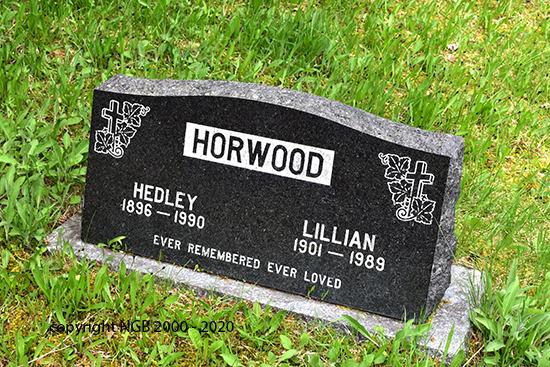 Hedley &amp; Lillian Horwood
