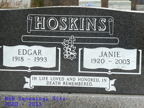 Edgar & Janie Hoskins