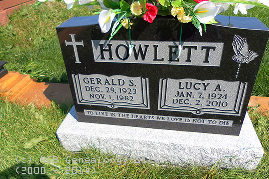 Gerald S. & Lucy A. Hewlett