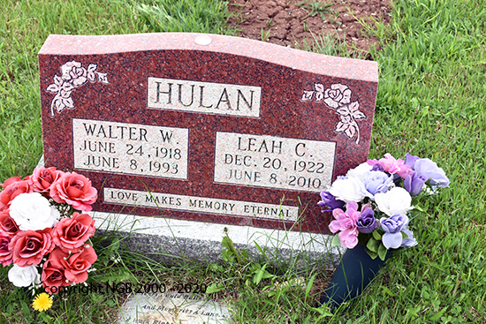 Walte W. & Leah C. Hulan