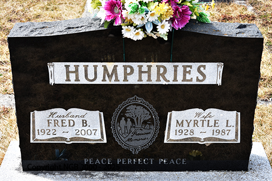 Fred b. & Myrtle L. Humphries
