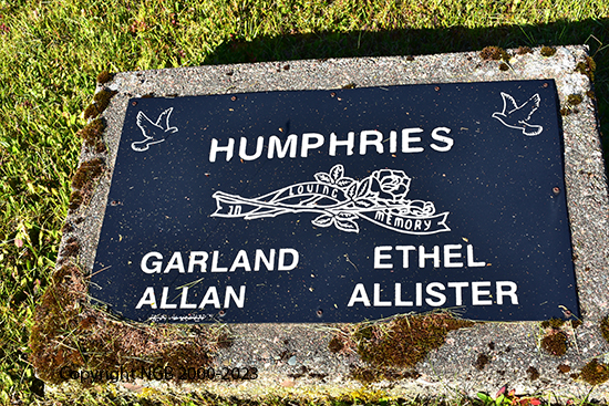 Garland Allan & Eltel Allister Humphries